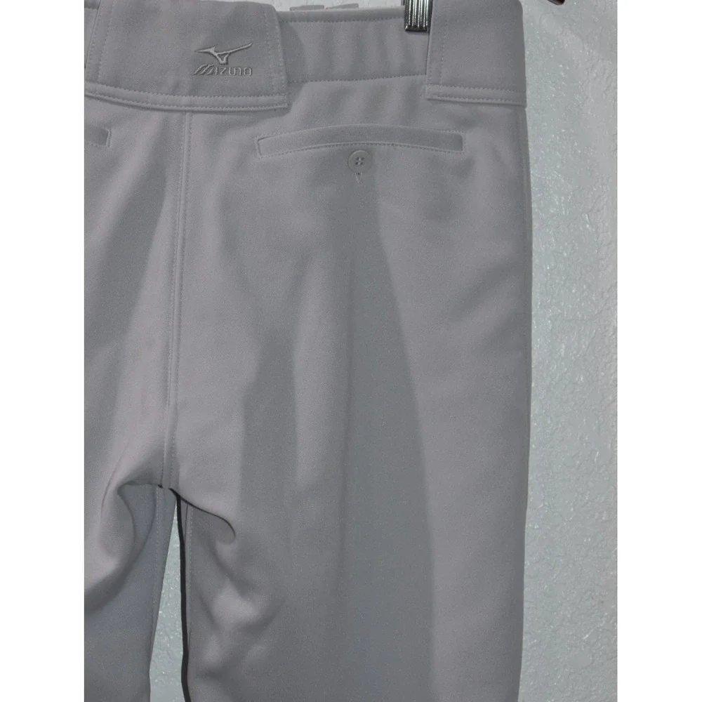 Mizuno Womens M Softball Pants Light Gray Performance Athletic Fastpitch RN89730 - Picture 13 of 16